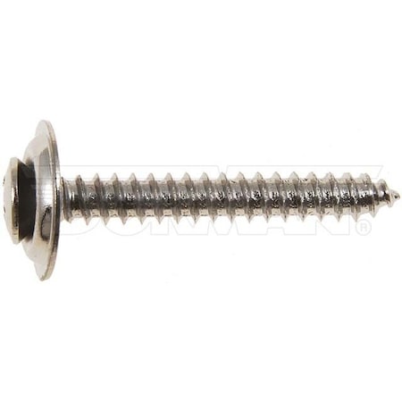 Motormite TRIM SCREW-CHROME SEMS HEAD-8-18 X 1-1/4 45583
